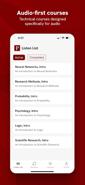 Polym: Audio App for Retention Screenshot 1