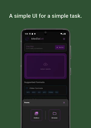 MediaExt: Video to Audio Screenshot 1