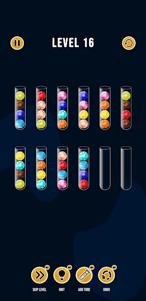 Diamond Sort Color Puzzle Tube Screenshot 3