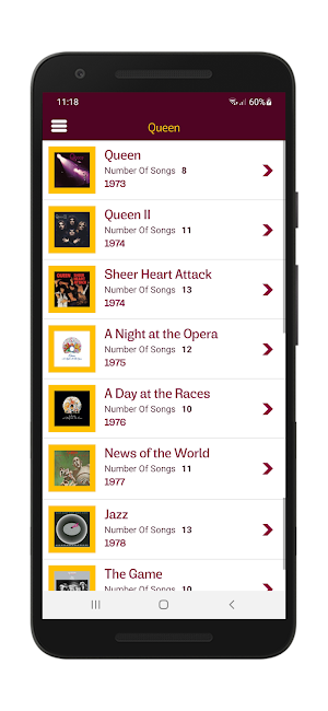 Queen Lyrics & Wallpapers Screenshot 1