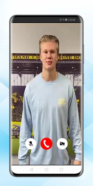 Erling Haaland Video Call Screenshot 1