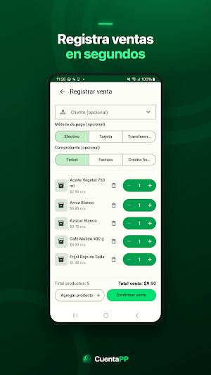 Cuentapp : Inventario y Ventas Screenshot 2