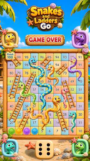 Snakes And Ladders Go Screenshot 1
