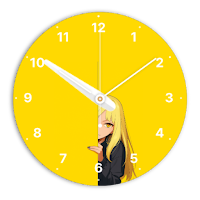 Anime Girl Yellow Wear OS