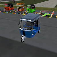 Rickshaw parking game 3d