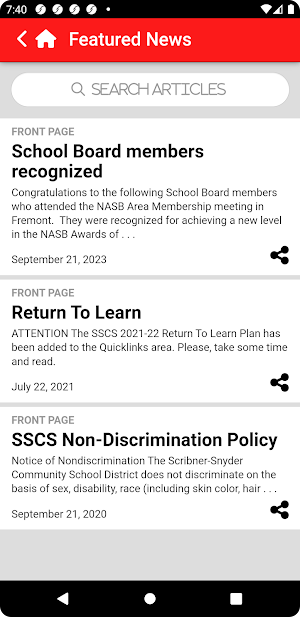 Scribner-Snyder Schools Screenshot 2