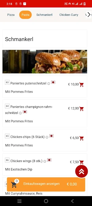 Pizzano Pizza Service Screenshot 2