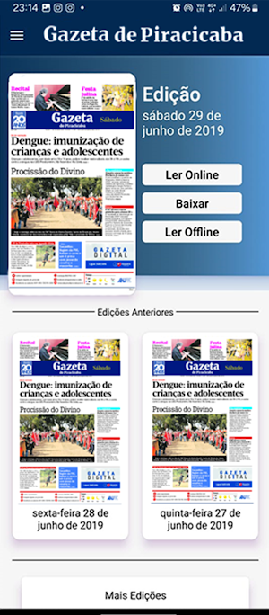 Gazeta de Piracicaba Screenshot 1