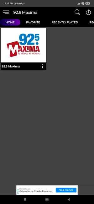 La Maxima 92.5 Screenshot 0