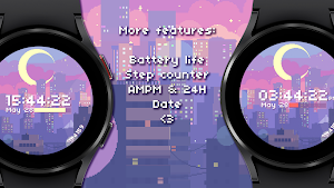 Vapor Town Watch Face Screenshot 2