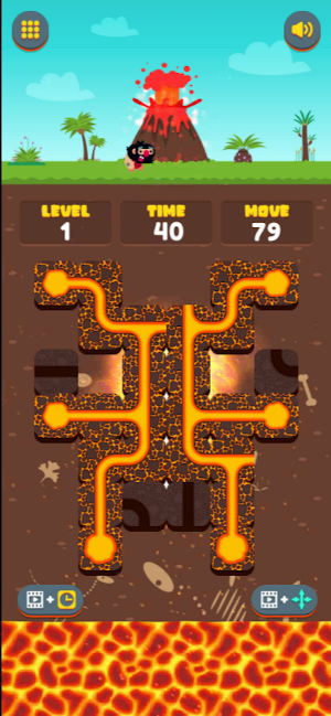 Lava Connect Pipe-Puzzle Block Screenshot 1