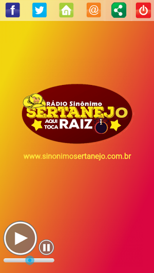 Rádio Sinonimo Sertanejo Screenshot 3