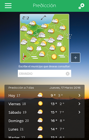 Euskalmet Screenshot 2
