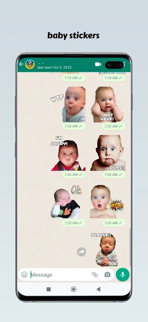 Cute Bebe Stickers Screenshot 3