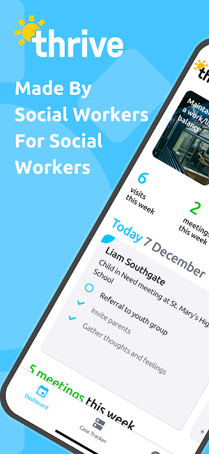 Thrive Social Work Screenshot 0