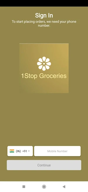 1Stop Groceries Screenshot 1