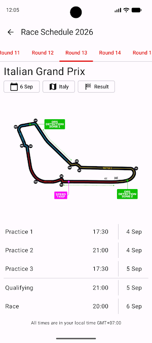 Pocket Formula: F1 Hub & Stats Screenshot 1