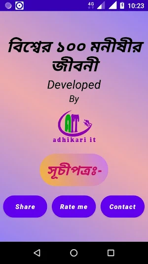 শত মনীষীর জীবনী Screenshot 0