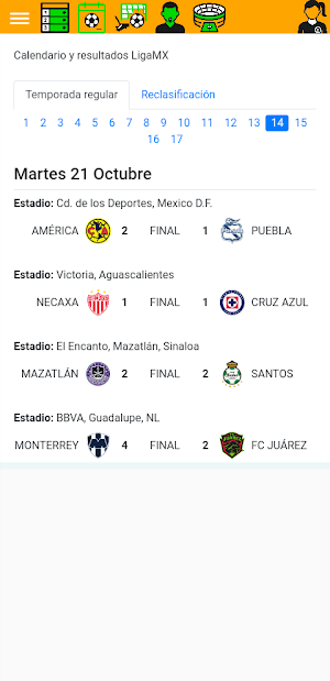 Fútbol MX Liga Mexicana Screenshot 0
