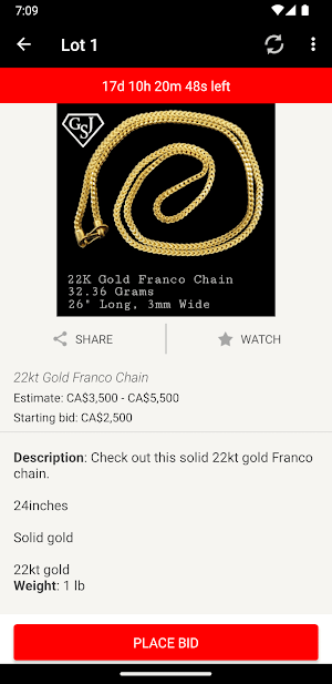 GSJ Auctions Screenshot 3
