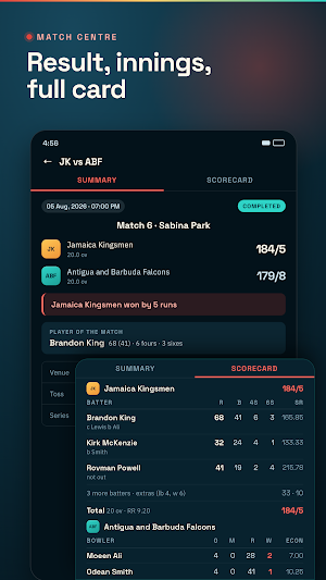 CPL 2026: Live Cricket Score Screenshot 1