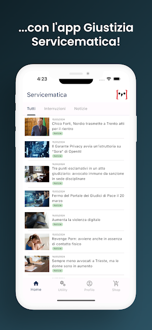 Giustizia Servicematica Screenshot 2