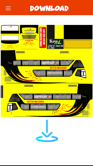 Livery Bussid Pandawa 87 Screenshot 3
