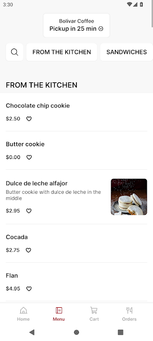 Bolivar Coffee Screenshot 1