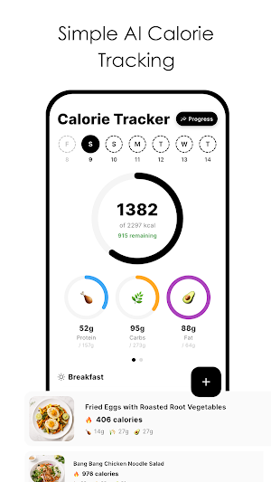 TastAI: Recipe・Calorie Counter Screenshot 2