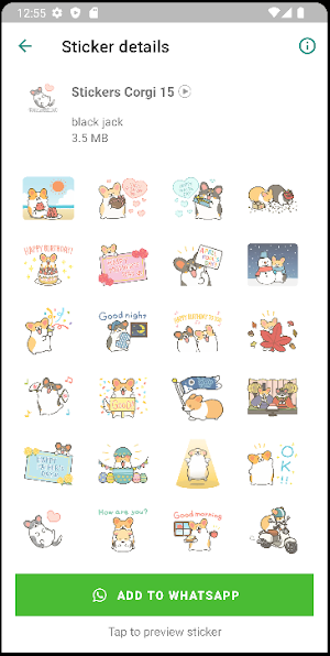 Stickers de Corgi Screenshot 2