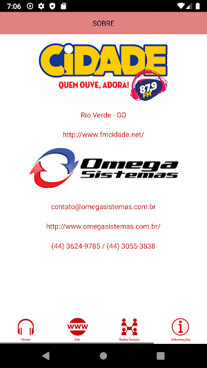 Cidade FM - Rio Verde Screenshot 2