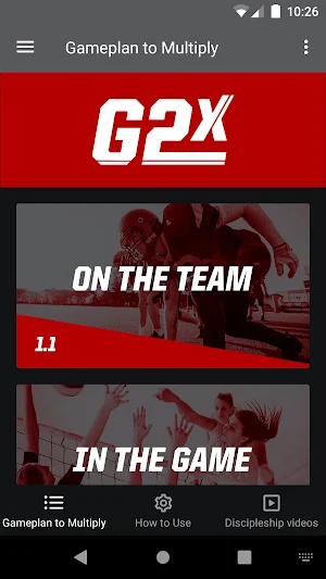 G2X | Athlete Discipleship Screenshot 0