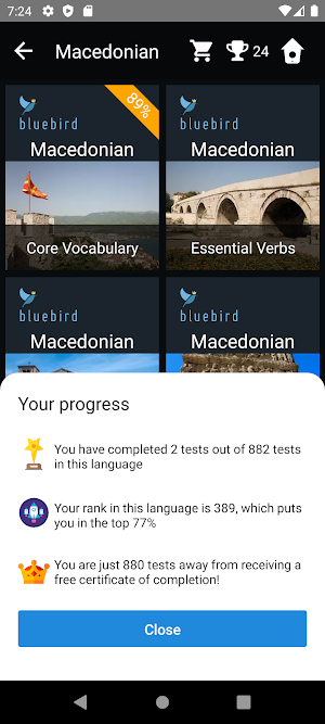 Macedonian Language Tests Screenshot 2