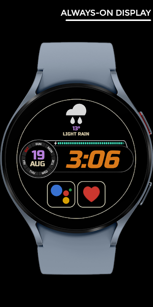 Nighty Digital 10 - watch face Screenshot 2