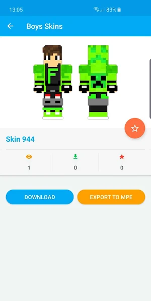 Boys Skins Screenshot 2