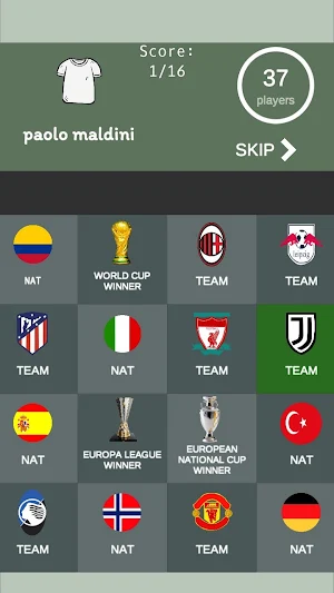 Football bingo quiz Screenshot 3
