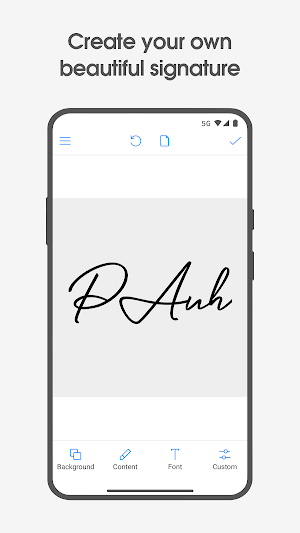 Signature Maker For My Name Screenshot 0
