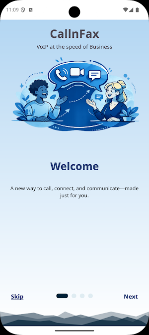 CallnFax Softphone Screenshot 1