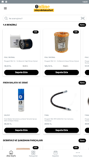 Online Oto Yedek Market Screenshot 0