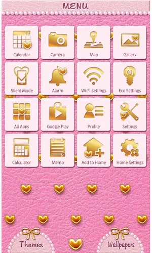 Pink Leather & Heart Studs Screenshot 1