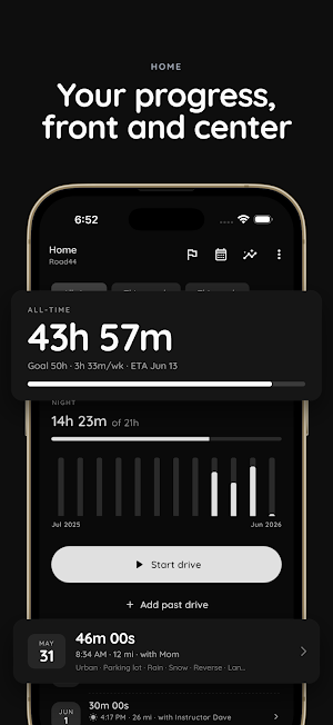 Driving Hours Tracker & Logger Screenshot 2