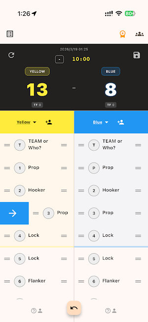 Count Rugby: Score Tracker Screenshot 3