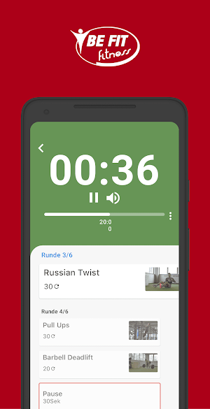 BE FIT Dein Studio Screenshot 1