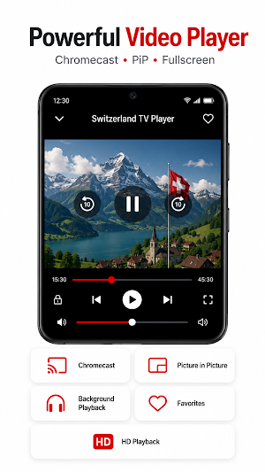Switzerland TV - Live Channels Screenshot 1