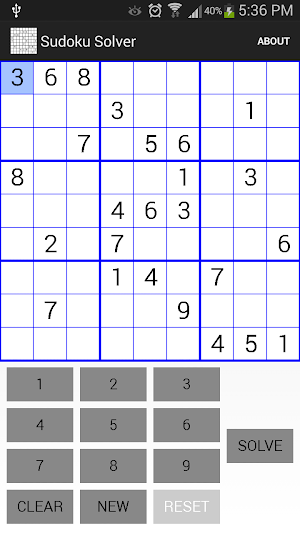 Sudoku Solver Screenshot 0