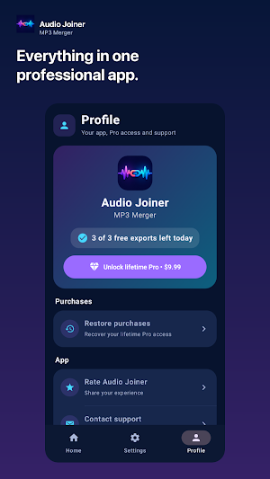 Audio Joiner & MP3 Merger Screenshot 2