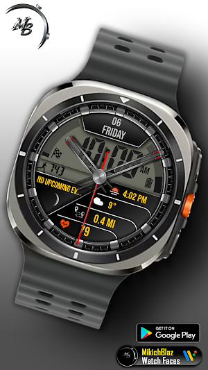 Hybrid Watch Face MB383 Screenshot 0