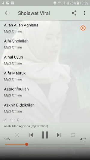 Sholawat Viral Allah Allah Aghisna Offline Screenshot 3