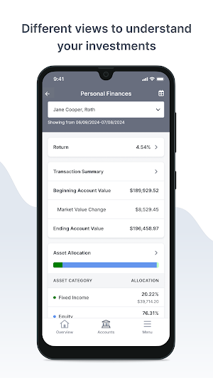 B.A. Schrock Financial Screenshot 2