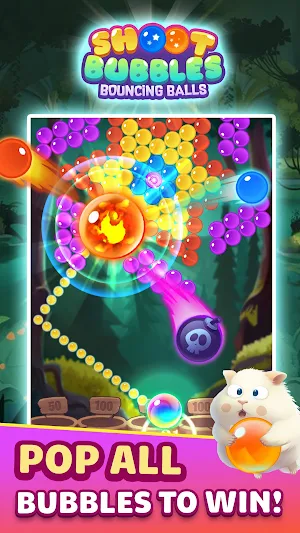 Shoot Bubbles: Bouncing Balls Screenshot 1